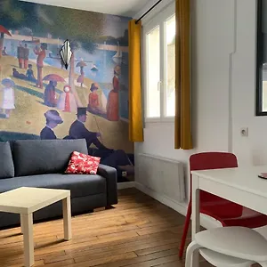  Appartamento Perfect For 2 Adults And 1 Kid, And Up To 2 Kids - Jourdain 20e, 25mn To Louvre Via Line M11